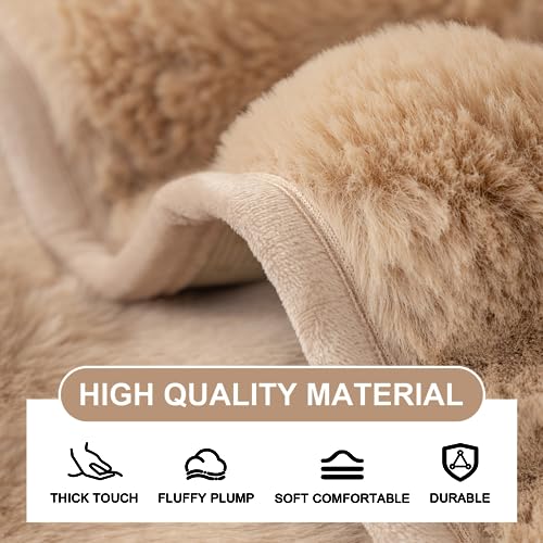 SHANNA Thick Rabbit Plush Sofa Cover 1 2 3 Seater - Image 4