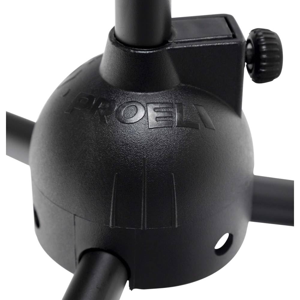 Proel RSM180, Soporte de Micrófono con Brazo, Base de Nylon Trípode, Negro