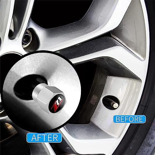 4 Pcs Car Tire Air Valve Caps For Z71 Chevy Silverado Colorado - Auto Wheel Tyre Dust Stems Cover With Logo Emblem Waterproof Dust-Proof Universal Fit Cars, Suv, Truck, Motorcycles #TOP2