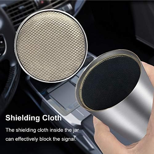LATIT Car Key Signal Blocker Box,Faraday Box for Car Keys RFID Key Box Portable Car Key Tin, Keyless Cars Security Anti Theft Storage Tin