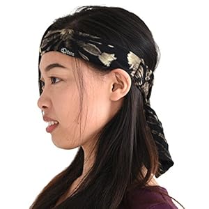Bandeau Cheveux Femme En Tie Dye, Bandana Homme Élastique Style Hippie Chic, Foulard Pirate À Motif Rétro Fleur Psychédélique Rockstar Boho D