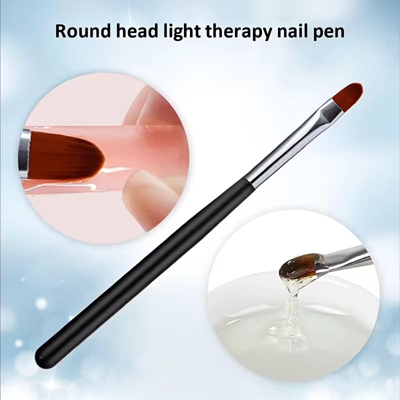 1pcs Nail Art Brushes for Acrylic Gel Extensions - Precision Tip DIY Manicure Pedicure Tools for Nail Art — view 2