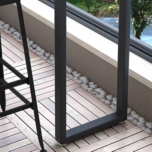 Craftthink Bar Table, Narrow Long Wood Pub Table Rectangular Kitchen Dining Table Coffee Table, Footrest Counter Height Table For Narrow Space Living Room, Only Table 94.5" L X 15.7" W X 41.3" H #TOP6