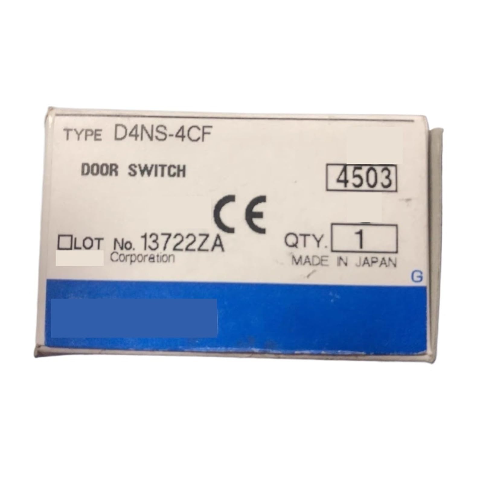 Blocco elettromagnetico di Sicurezza D4NS-4CF Finecorsa di interblocco di Sicurezza