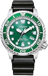Citizen Men's Analogue Eco-Drive Watch with a Rubber Band Promaster Marine