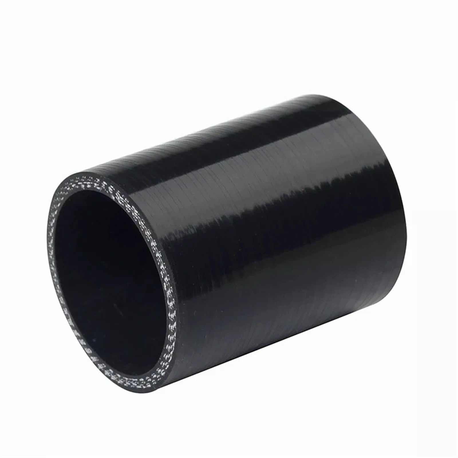 Cqjjxkyc Id 25Mm 3Ply Intercooler Turbo Hose Pipe Reinforced Silicone Straight Replacement Pipe, Turbo Intake Pipe, Black Id Car Air Intake Hose(Id 25Mm 3Ply)