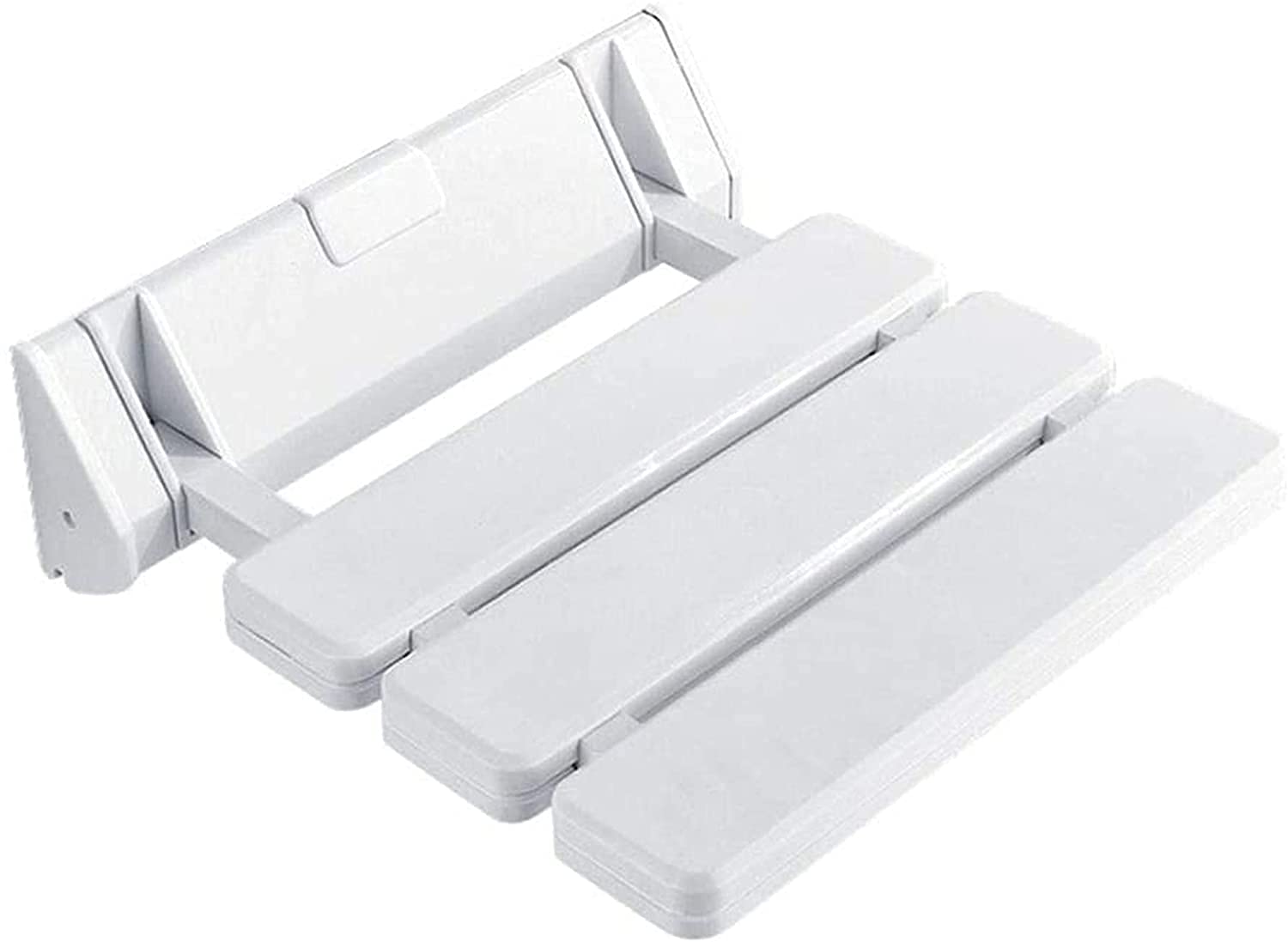 GoodBZ Asientos de Ducha, Taburete de Ducha Taburete de Ducha Taburete de baño Asiento de baño, Plegable Montado en la Pared Baño Auxiliar Punzonado Peso del cojinete 150 kg Silla de baño