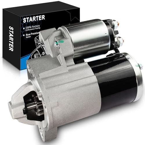 SZKAIDAG Upgraded New Starter Motor for:-Jeep Grand Cherokee 3.7L V6 2005 2006 2007 2008 2009 2010, Commander 06 07 08 09 10 12V 1.2KW 10 Teeth Replace OE# 56044734AA, 17939N, 410-48133, M0T31471