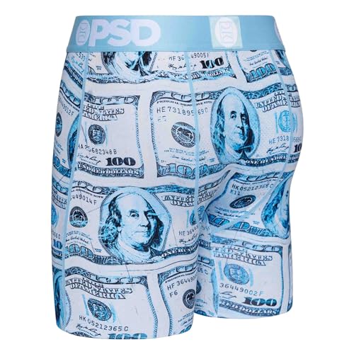 PSD Men's Boxer Briefs - Blue Bens, 7 Inch Inseam, Moisture-Wicking, 4-Way Stretch, Boxer Briefs for Men, X-Large3