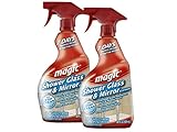 Magic Shower Glass & Mirror Cleaner Trigger, 28 fl oz (Pack of 2)