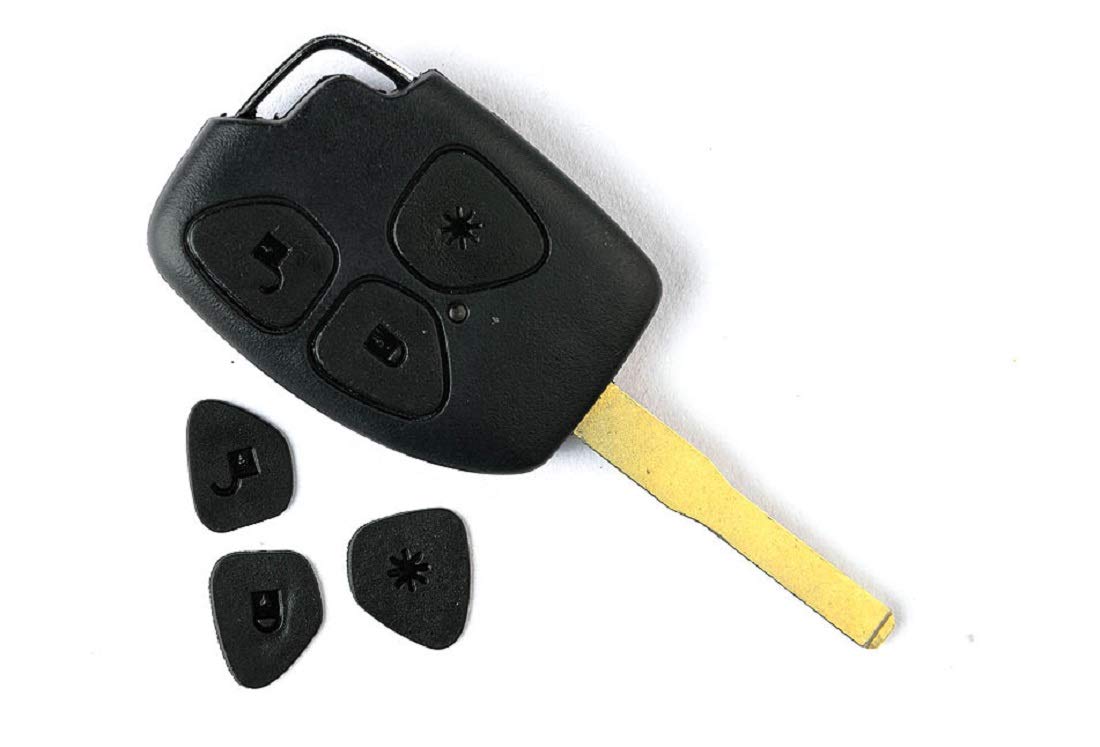 Smith Keys Mahindra Keypad Key Black Color Silicone Cover Compatible for Mahindra Xylo, Scorpio & Quanto 3 Button Remote Key Durable and Long Lasting Pack of 1-image-13