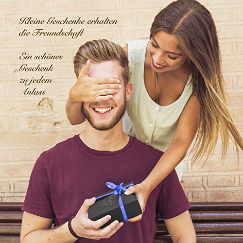 Manufaktur Nikita® Creditcardhouder van echt leer, portemonnee met RFID-bescherming, portemonnee voor 10 kaarten, voor dames en heren, met mooie geschenkdoos, Klein muntenvak, zwart, kleines Münzfach, - Image 7