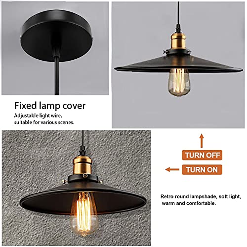 Moderne industriële verlichting metalen kap, loft hanglamp retro