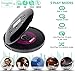 Portable CD Player, MONODEAL Rechargeable Personal Compact Disc CD Player with Headphones, Anti-Skip Small Walkman Music CD Player for Cars Adults Kids Students (with Larger LCD Display)