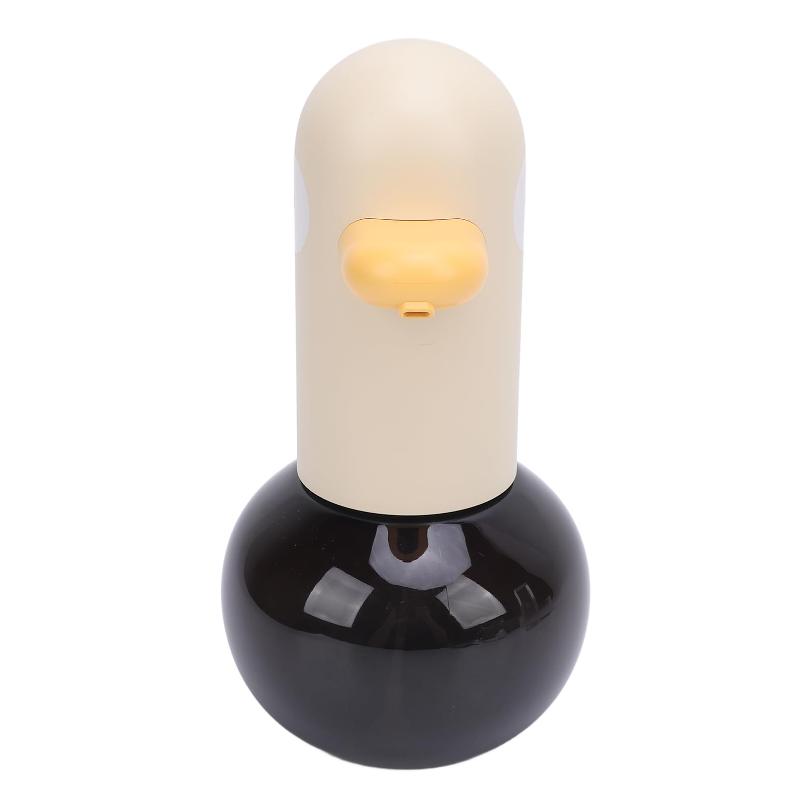 Hidyliu Dispenser Automatico di Sapone Simpatico Cartone Animato Design Anatra Touchless Ricaricabile per Bagno Uso Materiale ABS 7,5 Pollici (Stile 2)