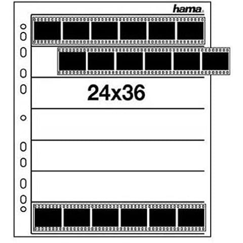 Hama Negativarchivierungshüllen (Polypropylen) für je 7 Kleinbild-Streifen à 6 Bilder (25 St.) Cover
