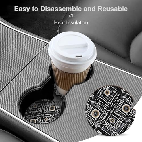 Dessous de verre absorbant pour voiture pour protéger votre console - 5