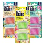 6x Bin Odour Neutraliser Stick On Freshener - Mediterranean Sun – Bundled by Smart Cutie
