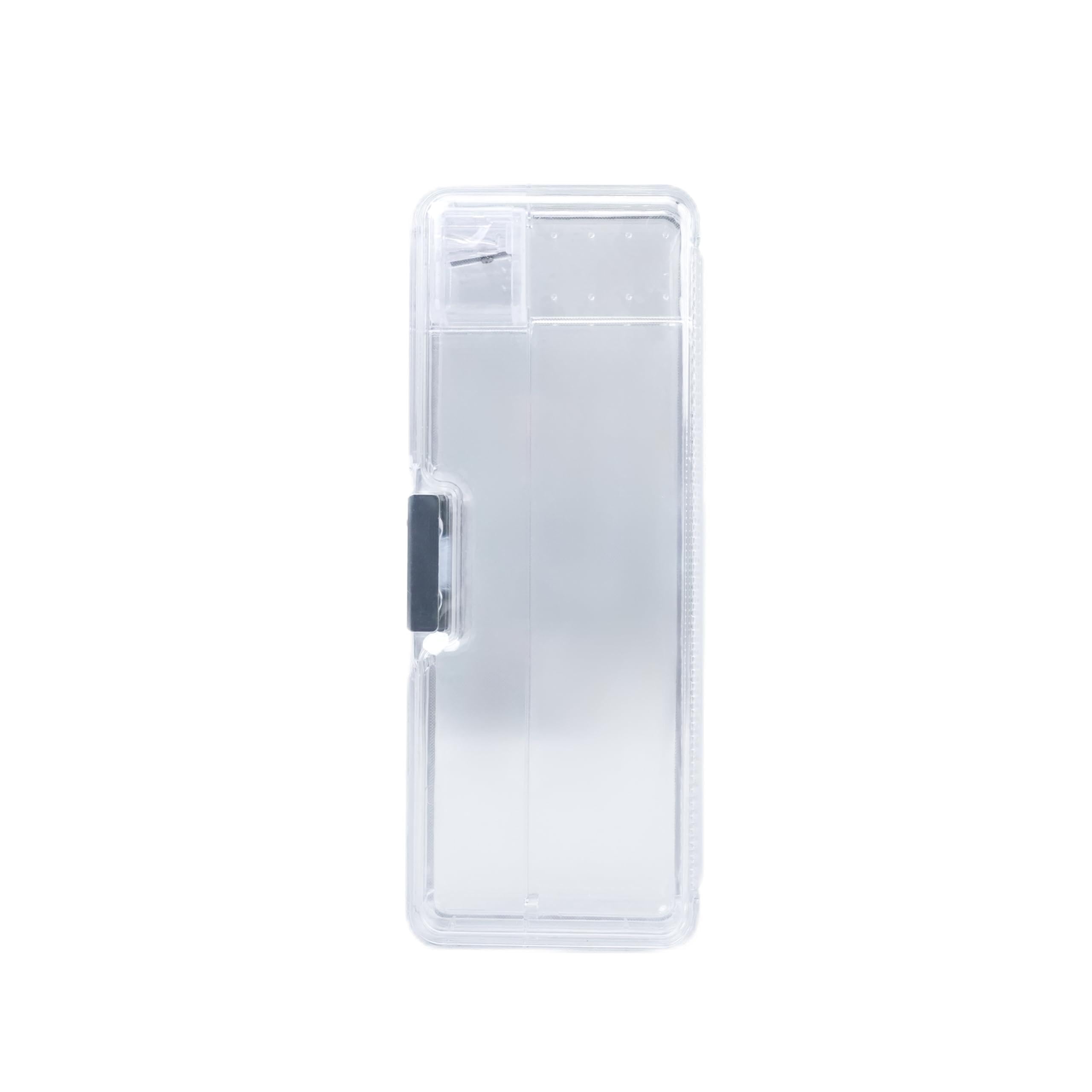 QIPS Transparent Pencil Box for Kids | Magnetic Clear Plastic Pencil Case with Built-in Sharpener, Name Label & Dual Side Storage | Exam Safe Stationery Organizer-image-31