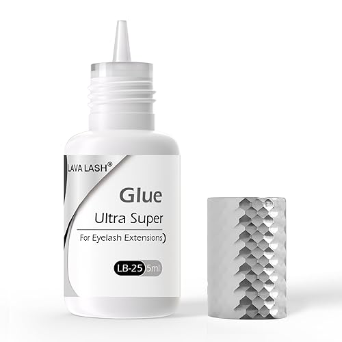 Miniatura 1 de Lava - Pegamento de extensión de pestañas Sky Zone de 0.3 onzas líquidas, adhesivo profesional negro para extensiones de pestañas de larga duración,