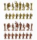 Schachfiguren Stonkraft Sammleredition aus Messing – Bauern Figuren (3,5 Zoll)