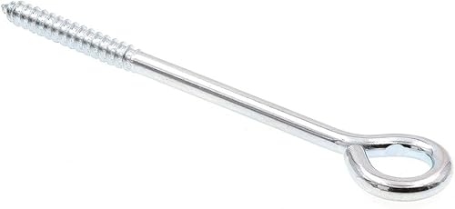 Miniatura 2 de Prime-Line 9067694 Ojo de tornillo, rosca de retención, 516 in x 6 in, acero chapado en zinc, paquete de 10