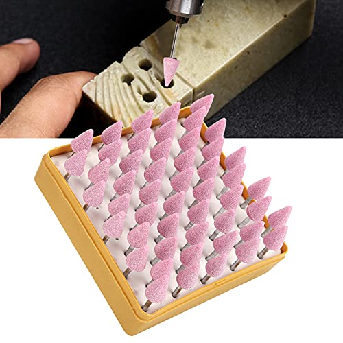 Grinding Bits, Cone Shape Pa Corundum 50 Pcs Polishing Bits High Hardness Sharper For Polishing Grinding, Trimming, Engraving, And Deburring #TOP2