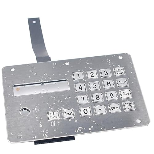 Embedded Metal Keyboards for Industrial Machinery, Explosion-Proof and Dustproof Metal Keyboards and Keycaps for Fuel Dispensers(RS-232)