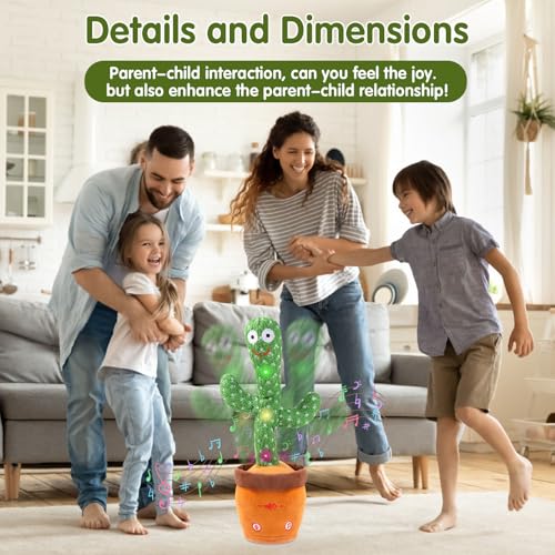 Save 16% on MIAODAM Dancing Talking Cactus Toy for Kids - Image 4