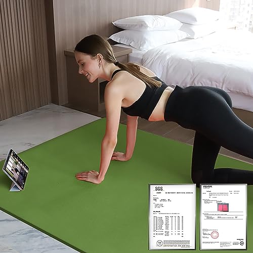 Hatha Yoga EXERCISEMAT Large Tpe Yoga Mat 6'X4'X1/2 Inch Extra Thick Non-Slip Exercise Mat thumb #2