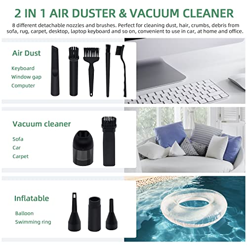 2 in 1 Elettrico Aspirapolvere Senza Fili &