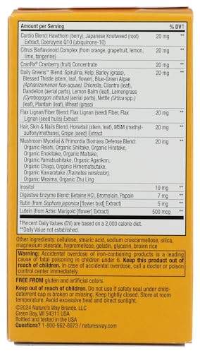 Nature's Way, Multivitamin Alive Once Daily Women Tablets, 60 Count - image 2