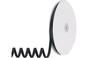 1/4 Inch Black Velvet Ribbon, a Versatile Embellishment for Creative Spirits