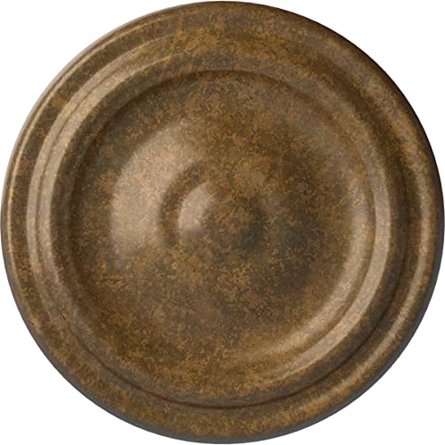 Image of 9 5 /8 inchOD x 1 1 /8 inchP Maria Ceiling Medallion (Fits Canopies up to 1 3 /4 inch), Rubbed Bronze