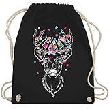 In der Farbe Schwarz und Größe Unisize findest du das perfekte Textil: Oktoberfest Jutebeutel & Taschen