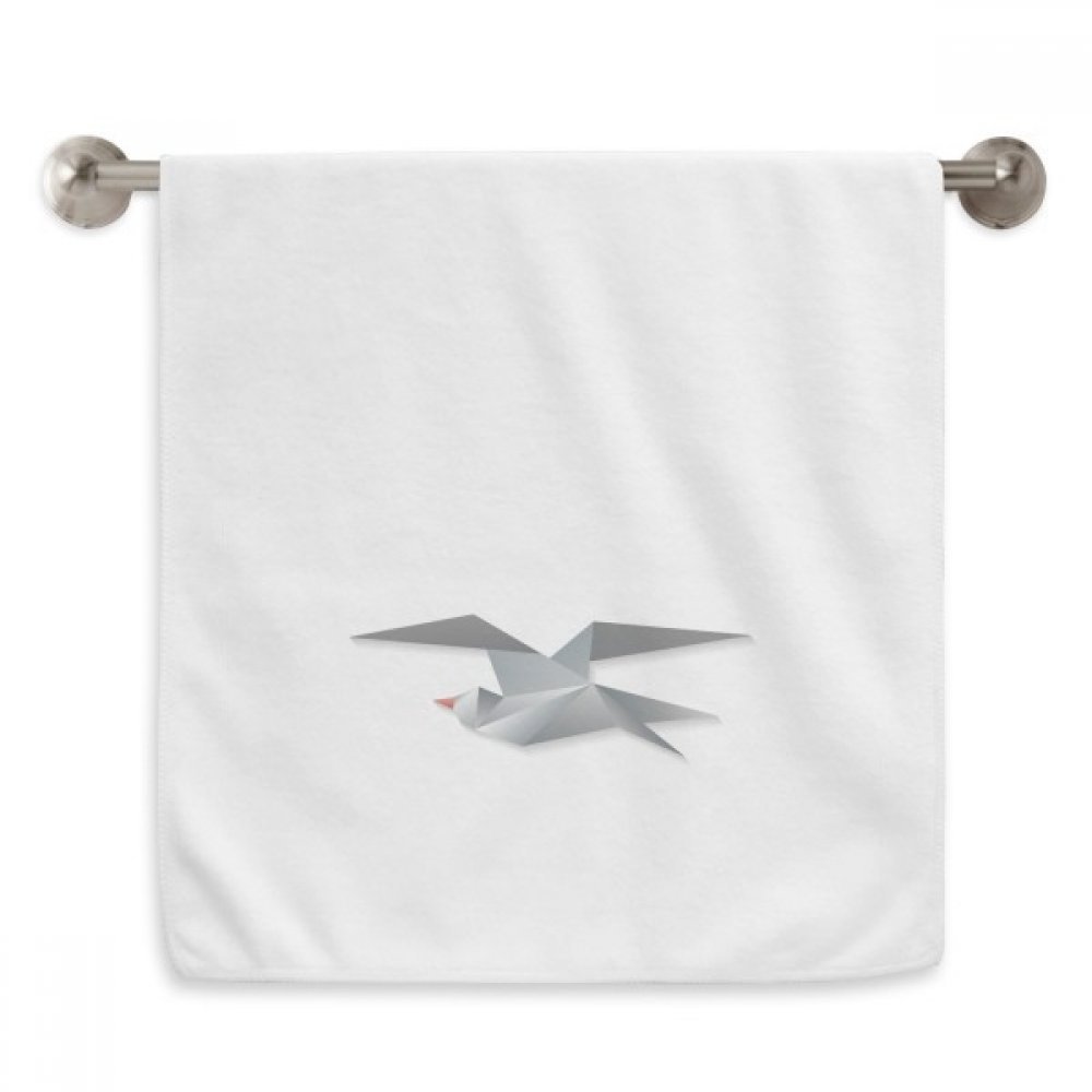 Serviette moelleuse blanche 13x29 pouces pour peau sensible