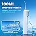 Now Bird Water Dental Flosser Teeth Pick: Portable Oral Irrigator, 3 Modes Cordless Water flosser,Battery Operated, IPX5 Waterproof Flossing Machine for Teeth Cleaning for Travel Home - White