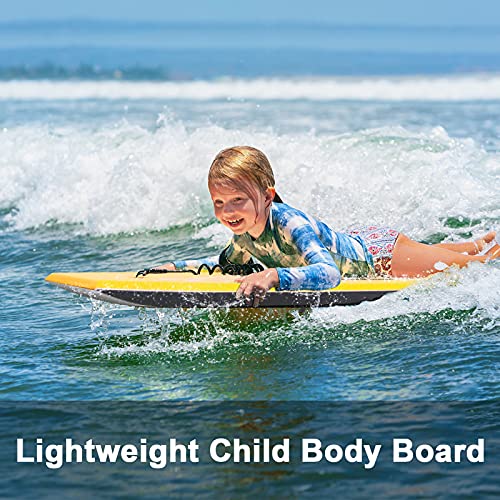 image for STIVIN Bodyboards 33in/37in/41in Lightweight Body Boards with Coiled L