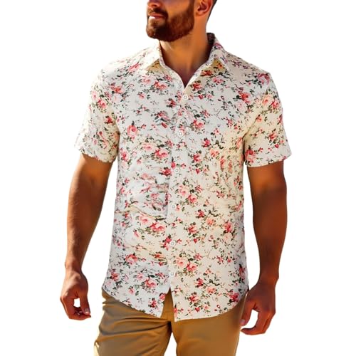 Chemise homme manches longues orange : le cadeau d'été idéal et original