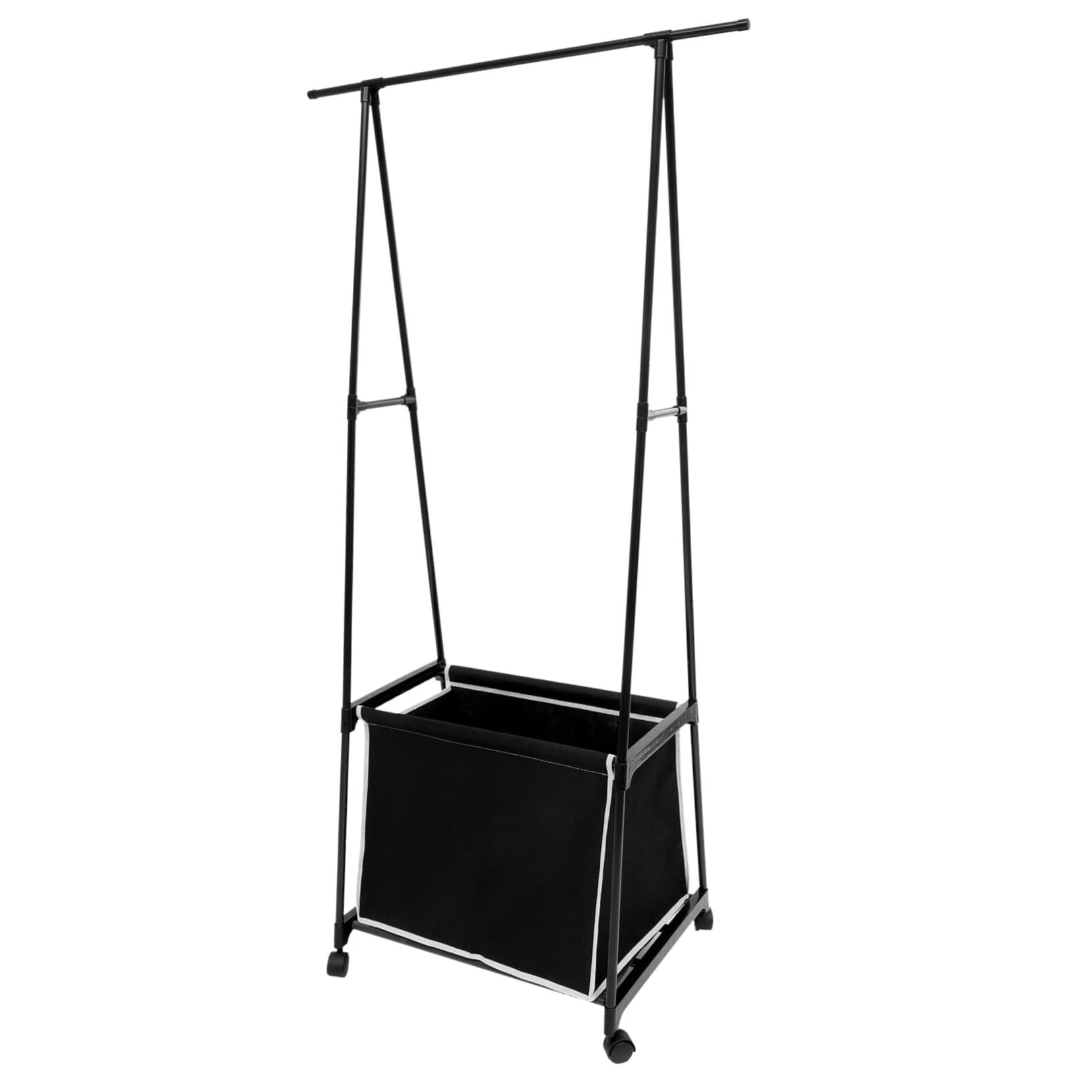 Portant à vêtements OUNONA en métal robuste avec roulettes stables