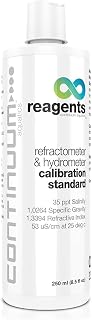 Continuum Reagents Refractometer and Hydrometer Calibration Standard – Seawater Reference for Calibration of Density Measuring Equipment