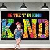Wiooffen Back to School Classroom Decorations Colorful Positive Saying Banner Welcome Classroom Backdrop Be the Kind Back to School Photo Booth Props Background for School Hallway Home Wall Decor