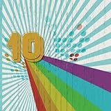  10: Libro de visitas para la fiesta de cumpleaños I Recordatorio I Idea de regalo I arco iris retro