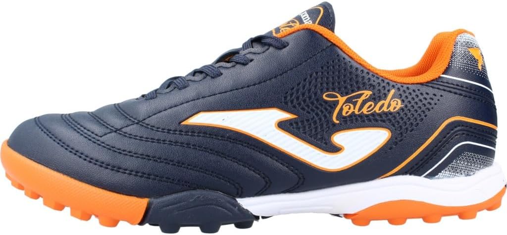 Joma Football Boots, Unisex, 32-38, Ideal for Initiation - ToledoJR, navy, 38 EU