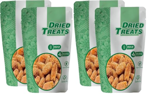 Image of Dried Treats Dried Fruits Nuts And Seeds (Dried Chuara /Peela Sukha Khajoor, 400g (2x200g)) (Pack of 2)