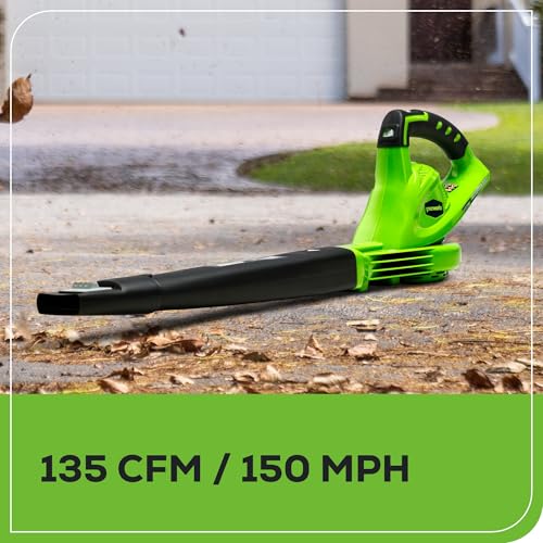 Greenworks 40V Leaf Blower/Sweeper - image 2