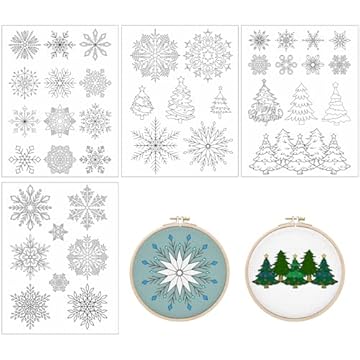 christmas tree embroidery patterns