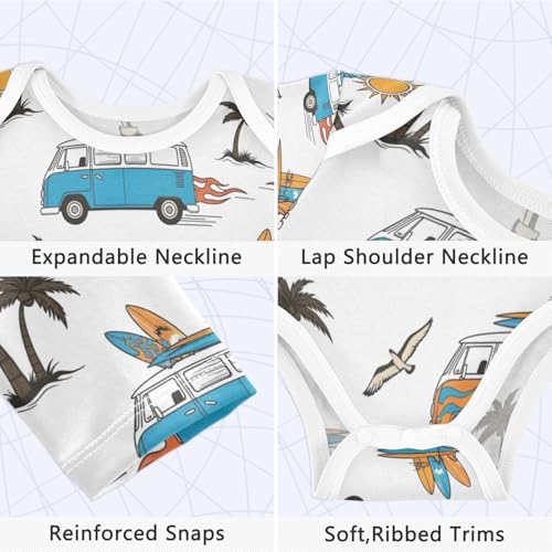 Baby Girls Boys Bodysuit Cotton Long Sleeve Rompers One Piece Baby Clothes Outfits for Newborn Infant 0-24 Month3