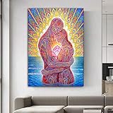 Material: Leinwand ZXFMT Leinwanddrucke Leinwand Malerei Abstrakte Kunst Hug Love Poster Bilder Wandkunst Für Wohnzimmer Wohnkultur Moderne Dekorative Drucke KEIN Rahmen AME 30x40 cm