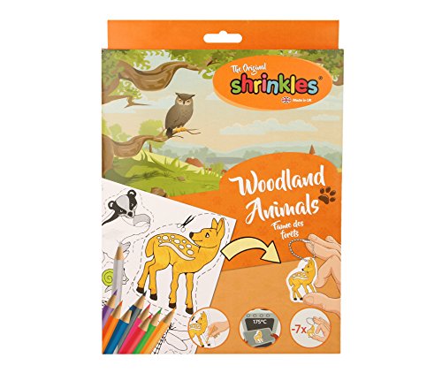 Shrinkles wz007 Woodland Wildlife plástico mágico Crafts caja de parachoques , Modelos/colores Surtidos, 1 Unidad